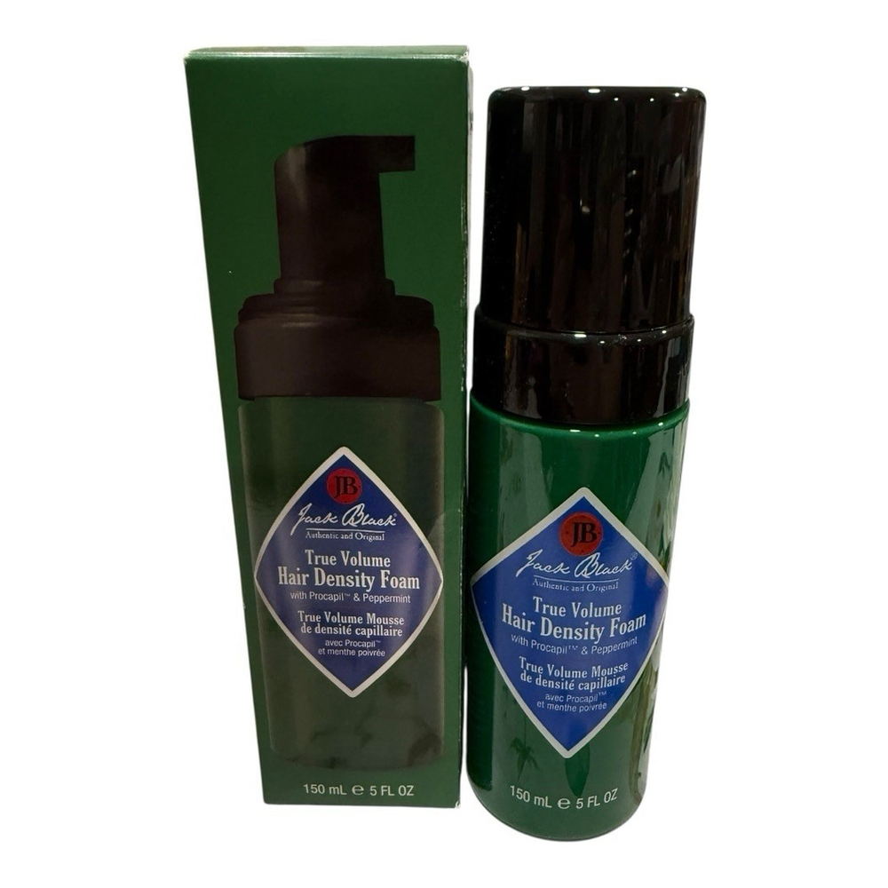 Jack Black Men Haircare True Volume Hair Density Foam Mousse 5 fl oz Peppermint